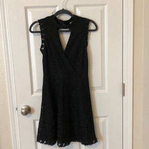 Black Lace Formal Dress-Francesscas